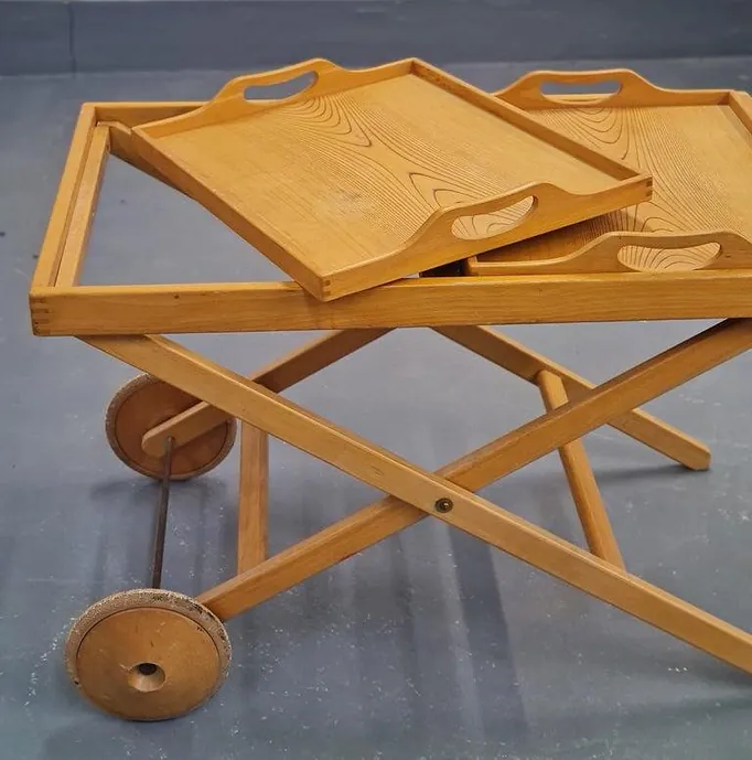 Tapio Wirkkala Veneer Trolley