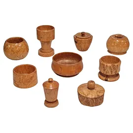 Finnish Design Birch Bowls/Cases