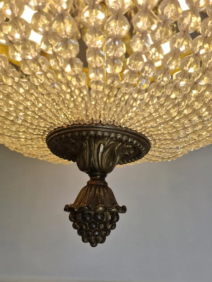 Empire Style Crystal Chandelier