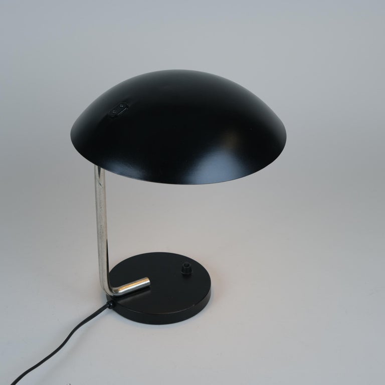 Paavo Tynell Table Lamp Model 5310 in Black and Nickled Brass, Taito 1930s