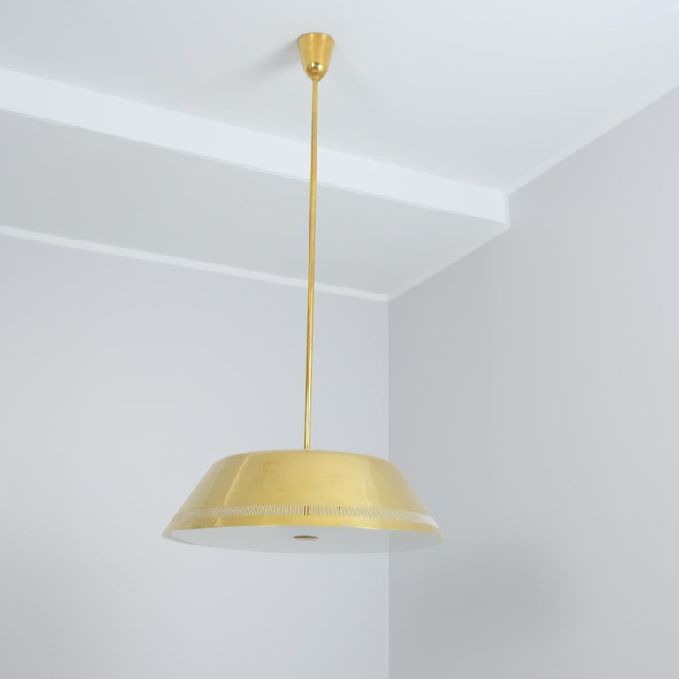 Attr. Mauri Almari Ceiling Pendant, Model 82500, Idman