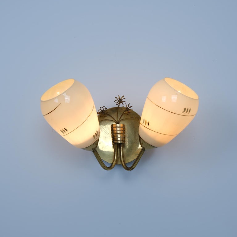 Mid-Century Modern V. Soini Wall Lamp in Paavo Tynell Style