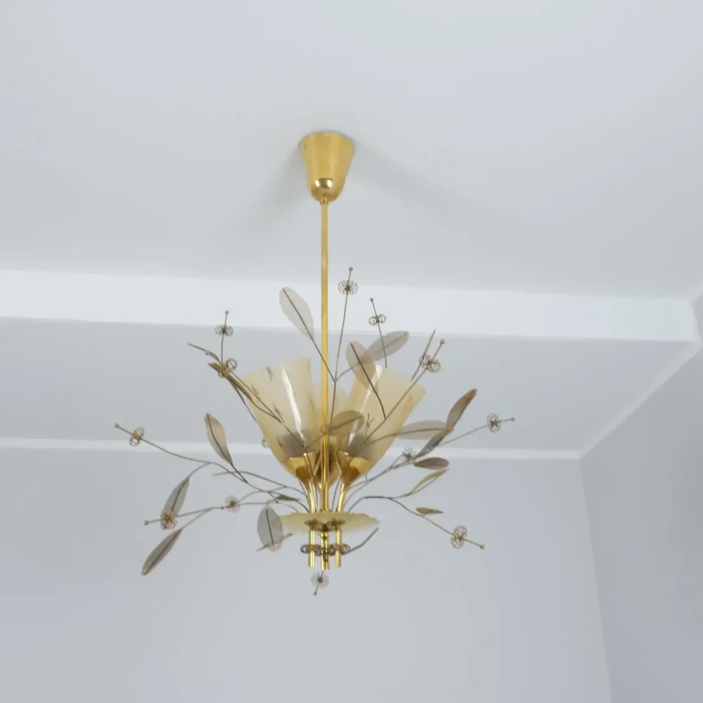 Paavo Tynell Bridal Bouquet Ceiling lamp 'Morsiuskimppu' 9029, Taito Oy