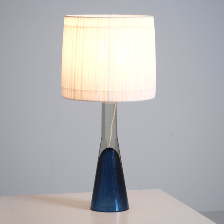 Lisa Johansson-Papé Lady Table Lamp Model 40-013 in Blue, Iittala / Orno