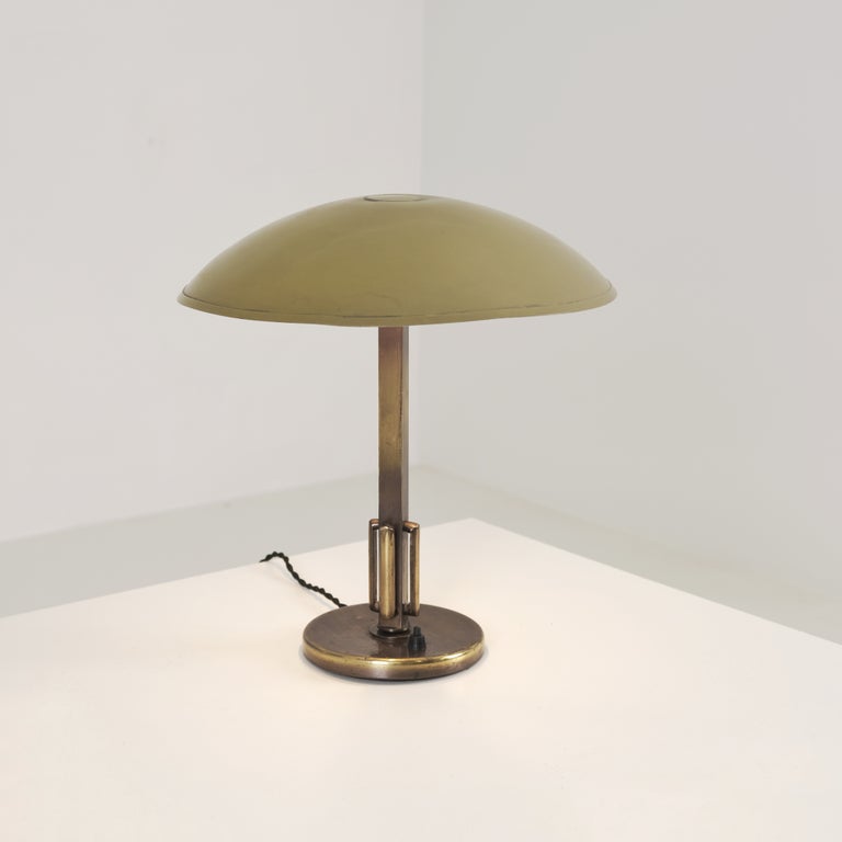 Exceptionally Rare Paavo Tynell Table Lamp for Taito, Finland, 1930s