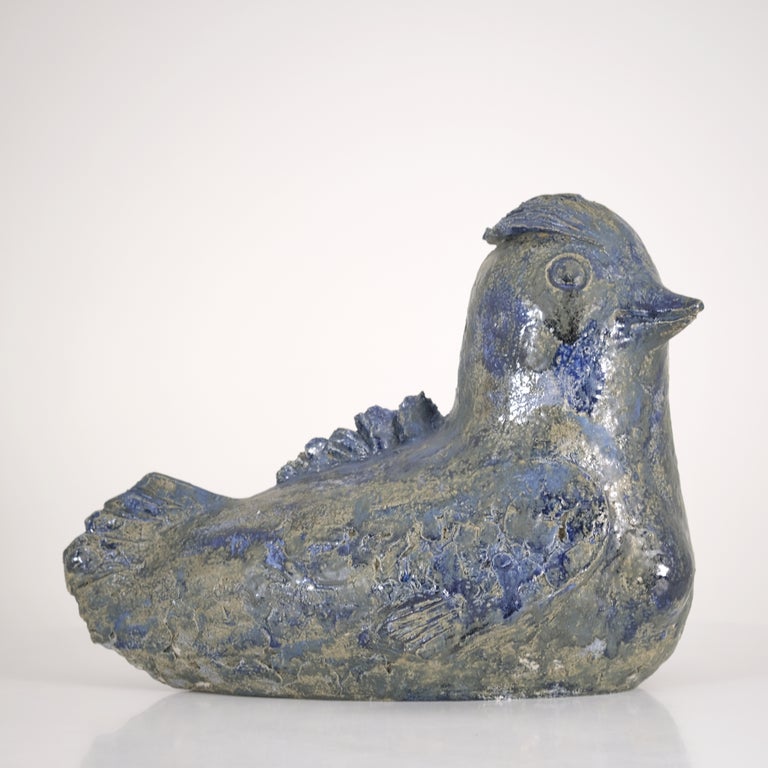 Sizable Mythical Mermaid Ceramic Sculpture, Siren II by Sakari Kannosto 2022